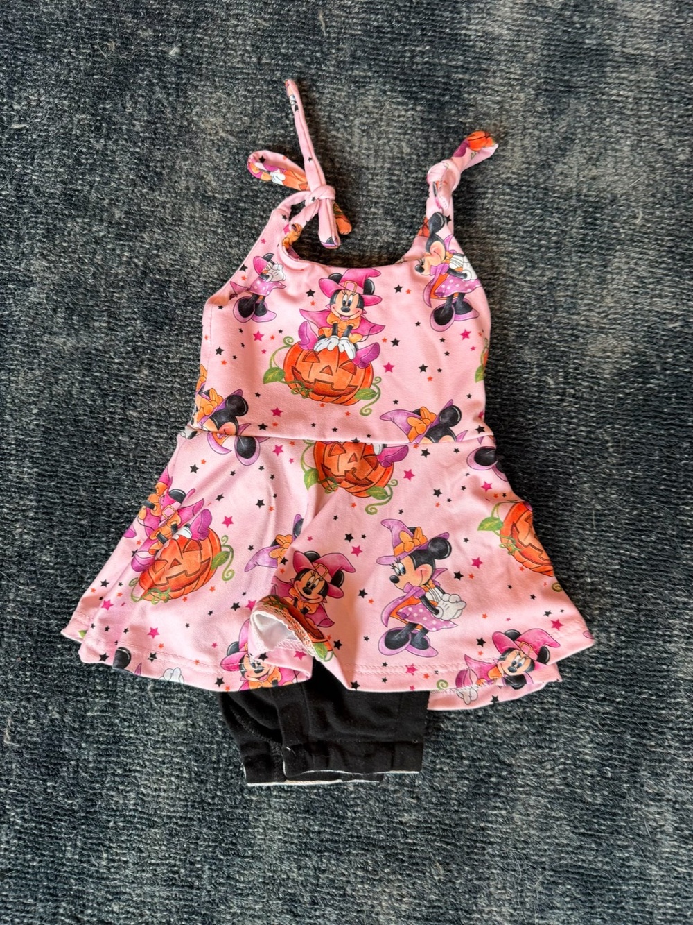 Pink Minnie Mouse Pumpkin Halloween Dress